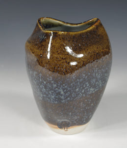 Blue Brown Vase #1 - Skip Bleecker