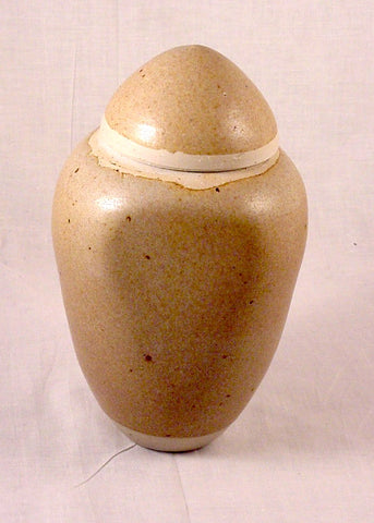 Tan Porcelain Jar - Skip Bleecker