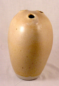 Tan Three Hole Vase - Skip Bleecker